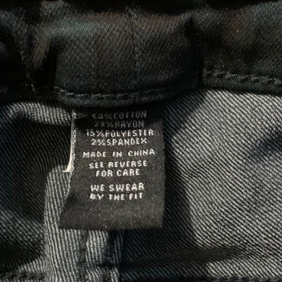 Torrid Denim Jegging  Moto Zip Plaid 14r - Picture 11 of 12